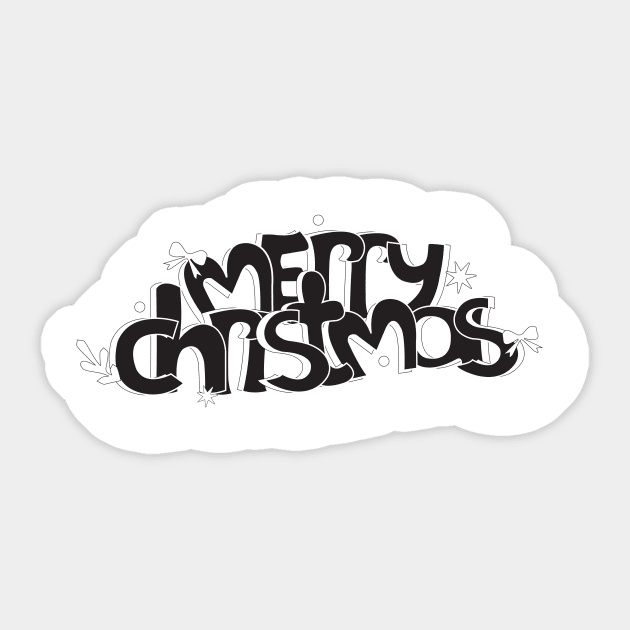 Merry Christmas Sticker by dddesign